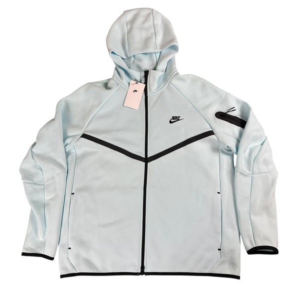 Nike Other - Nike Tech Fleece Windrunner Full-Zip Hoodie Mens XL Blue HV0949-474 NEW
